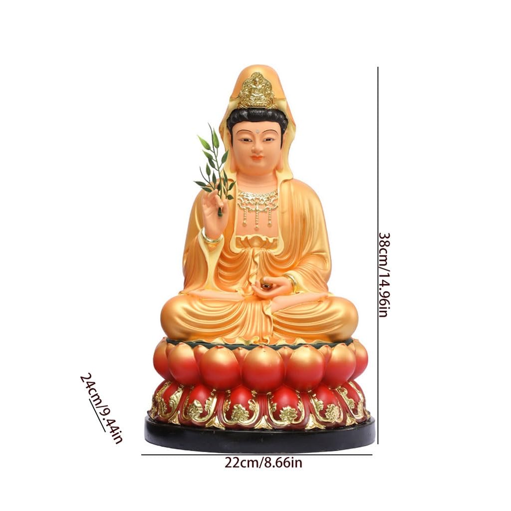 Posąg Buddy do wnętrz Dom Feng Shui żywica posąg Buddy Ozdoby Rzemiosło biurowe Salon Ozdoby wejściowe Medytująca Statua Buddy Figurka Rzeźba