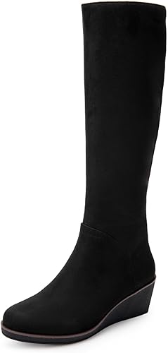 Aerosoles - Botas altas binocular para mujer - Botas altas hasta la rodilla con plantilla de espuma viscoelástica