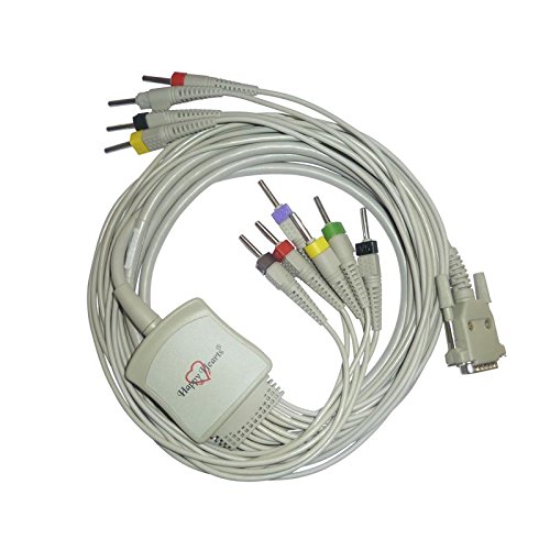 10 Lead ECG Cable Compatible with Schiller(Dust Cover, ELITE)4mm Banana type.-picture-30