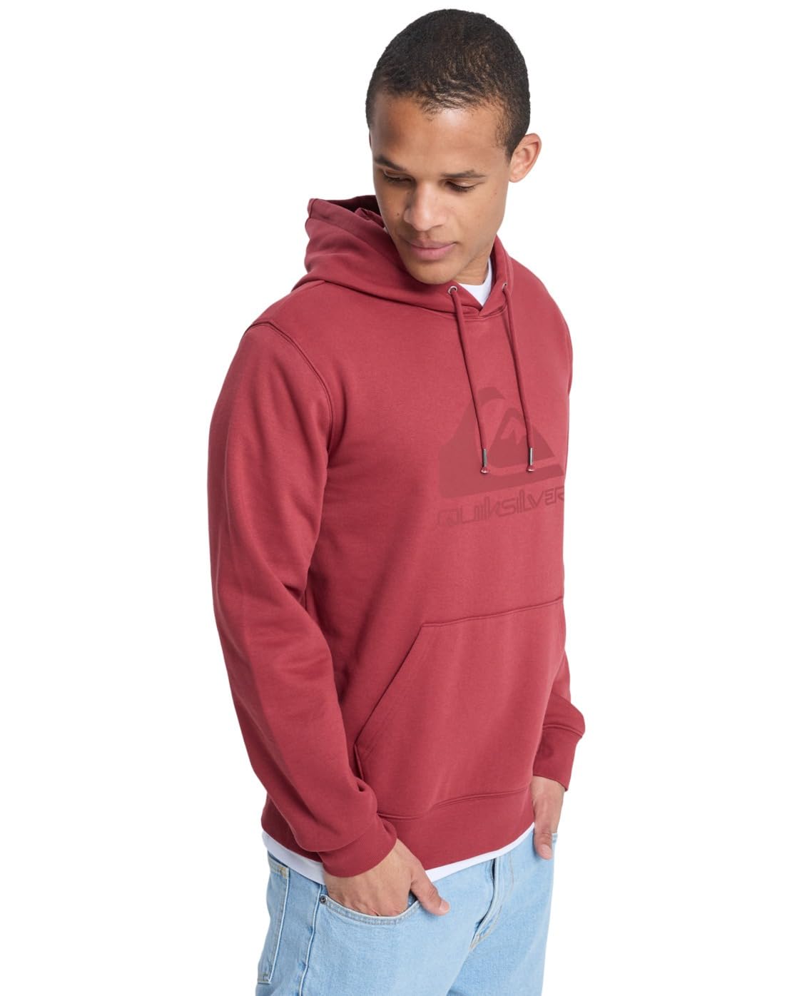 Quiksilver Comp Logo Hoodie Suéter pulóver Hombre (Pack de 1)