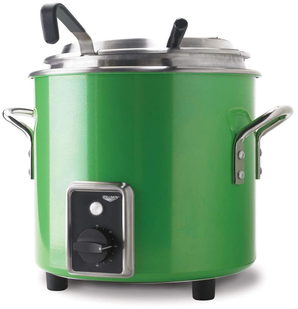 Vollrath 7217735 Retro Stock Pot Kettle Rethermalizer, 7 Quart, Green Apple, 120v