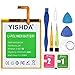 YISHDA Nexus 6P Battery, 3450mAh Replacement HB416683ECW Battery for Huawei Google Nexus 6P H1511 H1512 with Tools | Huawei Google Nexus 6p Battery Kit [18 Month Warranty]