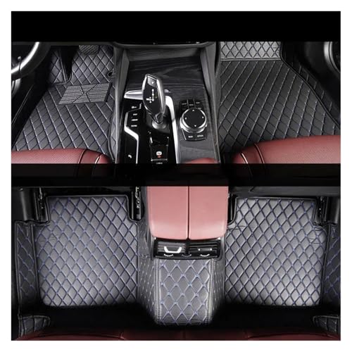 �p�̃e�X�� SX 2010-2024 �Ԃ̃t���A�}�b�g�����ԃJ�[�y�b�g�t�b�g�R�V�� Accessorie �t���A�}�b�g(Black Blue,2014-2021 X 5seats)