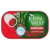John West Sardines in Tomato Sauce 120g Pack of 12