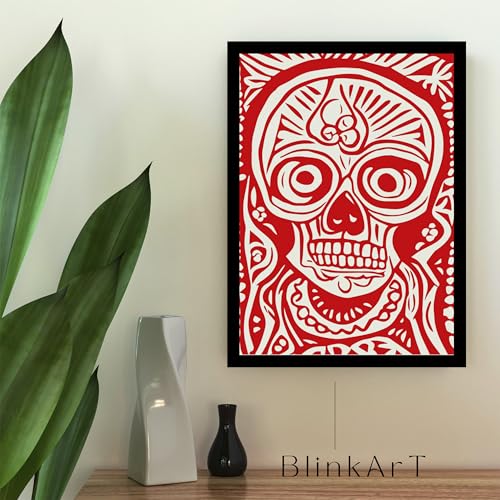 Image of BLINKART Trendy Abstract Wall Art Painting Print Design | Aesthetic Wall Decor Photo Artwork Frame Decoration Hanging For Home Bedroom Living Room Office Wall Decor | T047 | 13x10 Inches