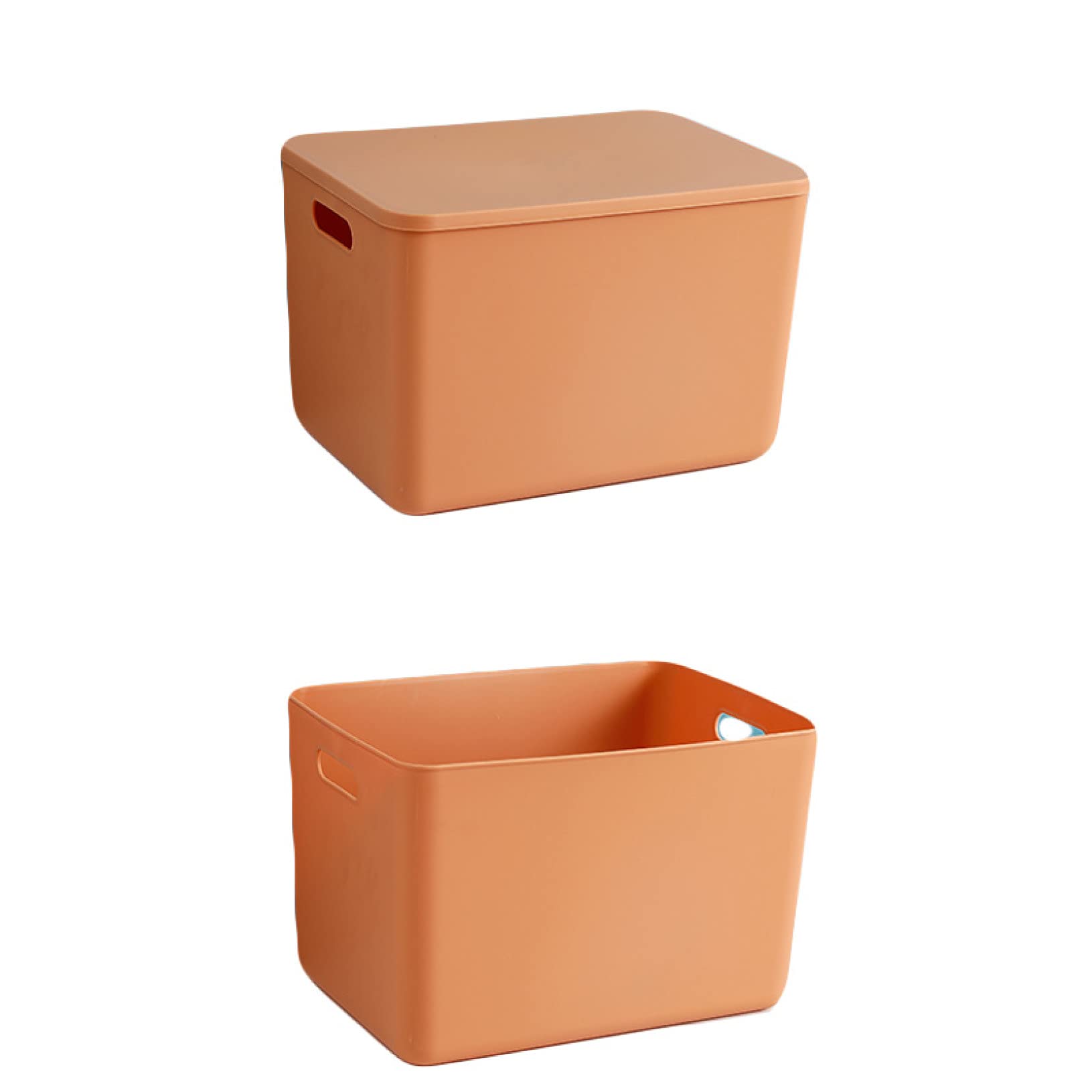 Amazon.co.jp: MJKQ9 収納かご プラスチック 蓋付き 積み重ね 収納