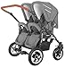 Carro gemelar 2en1. Capazos, sillas, accesorios. BBtwin. lino gris