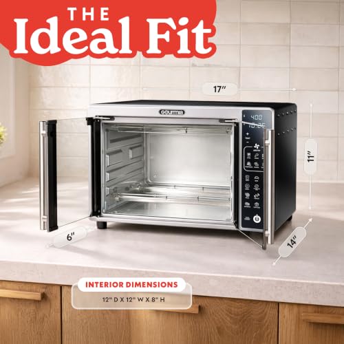 Gourmia GTF7465 6-Slice Air-Fryer Toaster Oven — view 9