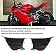 Motorrad Seitenflügel, Colorfast Motorrad Winglet 2PCs für Motorrad (Matter Kohlefaser-Stil)