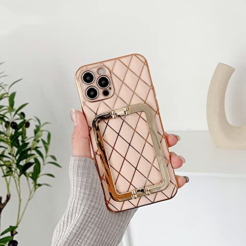 Coque souple iPhone 11 rose anti-chute et anti-dérapante avec bague de maintien intégrée BSAPP