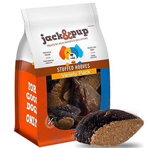 Jack & Pup Jack&Pup Filled Cow Hooves For Dogs | Stuffed Dog Chew Hoofs  thumb #8