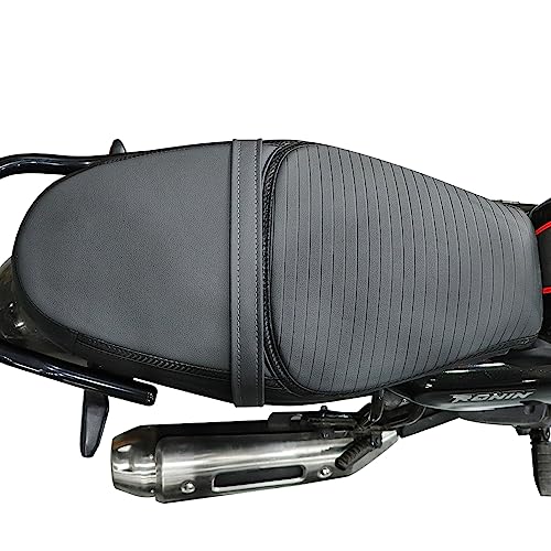 Image of TVS Seat Cover for Sweat Free Comfortable Riding| Nylon Thread Stitching for Strength| Bike Riding Accessories|Heat & UV Ray Protection|Enhanced Tear Resistance