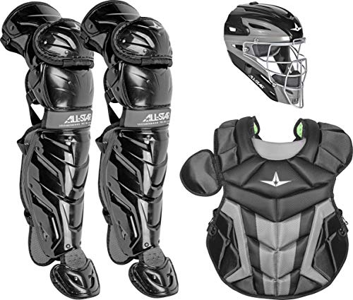 All Star System7 Axis NOCSAE Certified Senior Pro Catcher's Kit - Ages 12-16