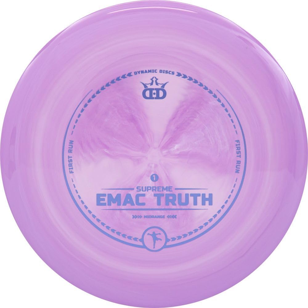 Dynamic Discs First Run Supreme EMAC Truth Midrange Golf Disc - Colors Will Vary