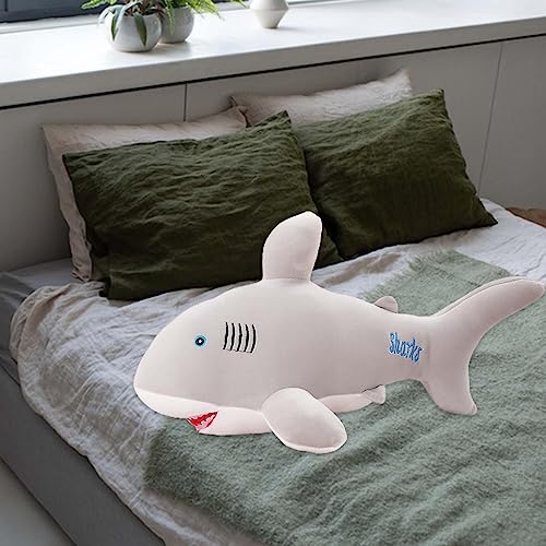 Generic Boneca de pelúcia tubarão de almofada de tubarão para dormir e abraçar travesseiros para o H