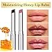FeiCuiYun 2Pcs Black & Pink Honey Tinted Lip Balm Lip Gloss Lipstick, Sheer Hydrating Lip Gloss Tint, Moisturizing Lip Color for All Skin Tones, Nourishing Lip Balm with Natural Black Cherry