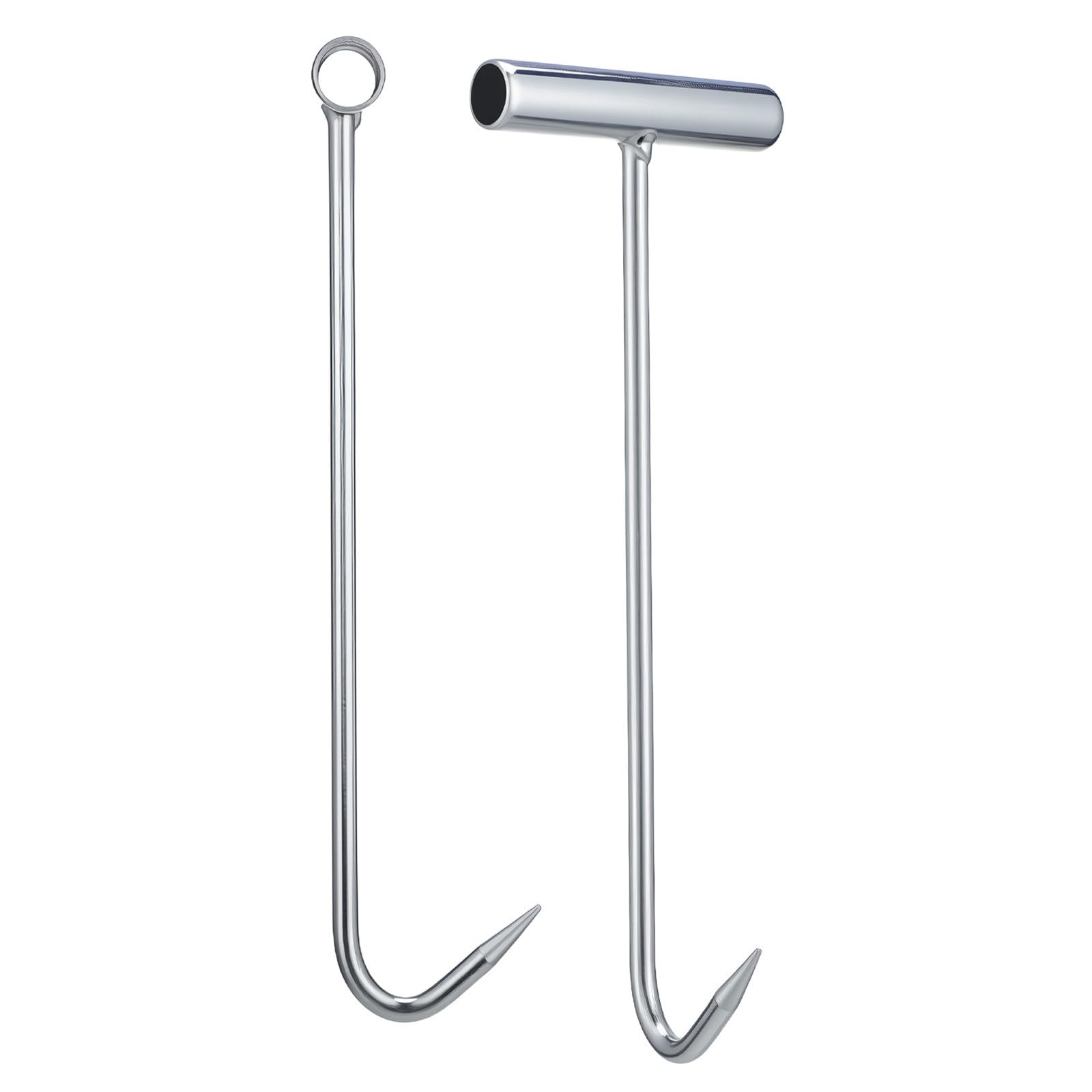 Gancho para alcantarilla en forma de T DOITOOL pack de 2 piezas de hierro resistente 8
