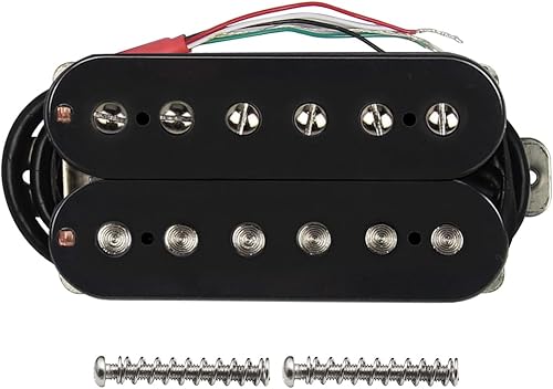 Miniatura 45 de FLEOR Guitarra Eléctrica Humbucker Pastillas Bridge Alnico 5 Pickup Negro