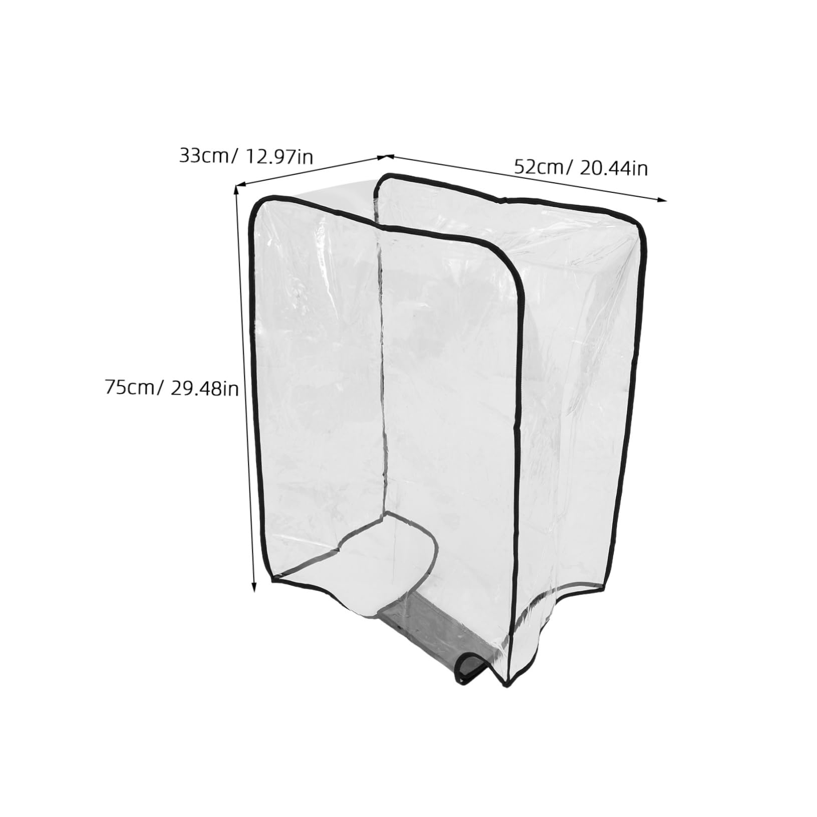 IMIKEYA 2piezas Fundas Protectoras de Equipaje Transparentes de PVC Antipolvo y Antiarañazos Fáciles de Instalar y Quitar para Maletas Viajes