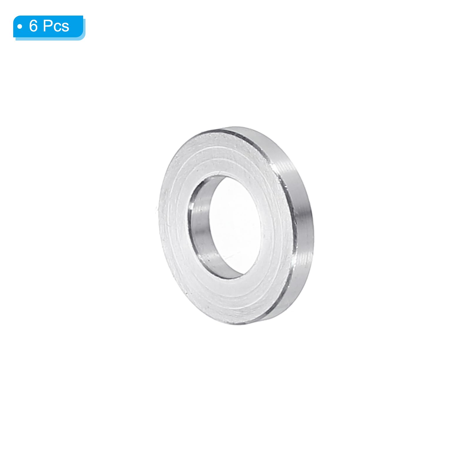 PATIKIL M8 Aluminum Spacers, 6pcs 5/16" x 5/8" Round Metal Spacers for 5/16 or M8 Screw Bolts - Image 3