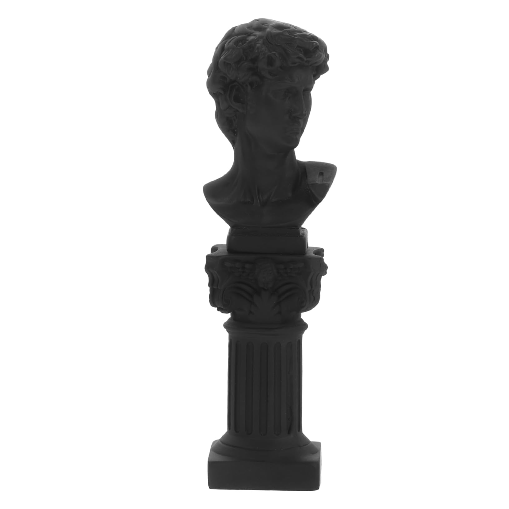 PRETYZOOM 1 Juego De Figuras De Columna Romana Estatua De David Arte Estatuilla De David Escultura De David Mini Estatua Estatua Griega Artesanía Resina Figura De David De Resina