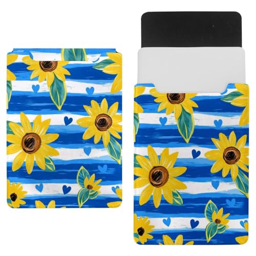 Housse pour ordinateur portable 13,8x10,2 pouces à motif tournesols