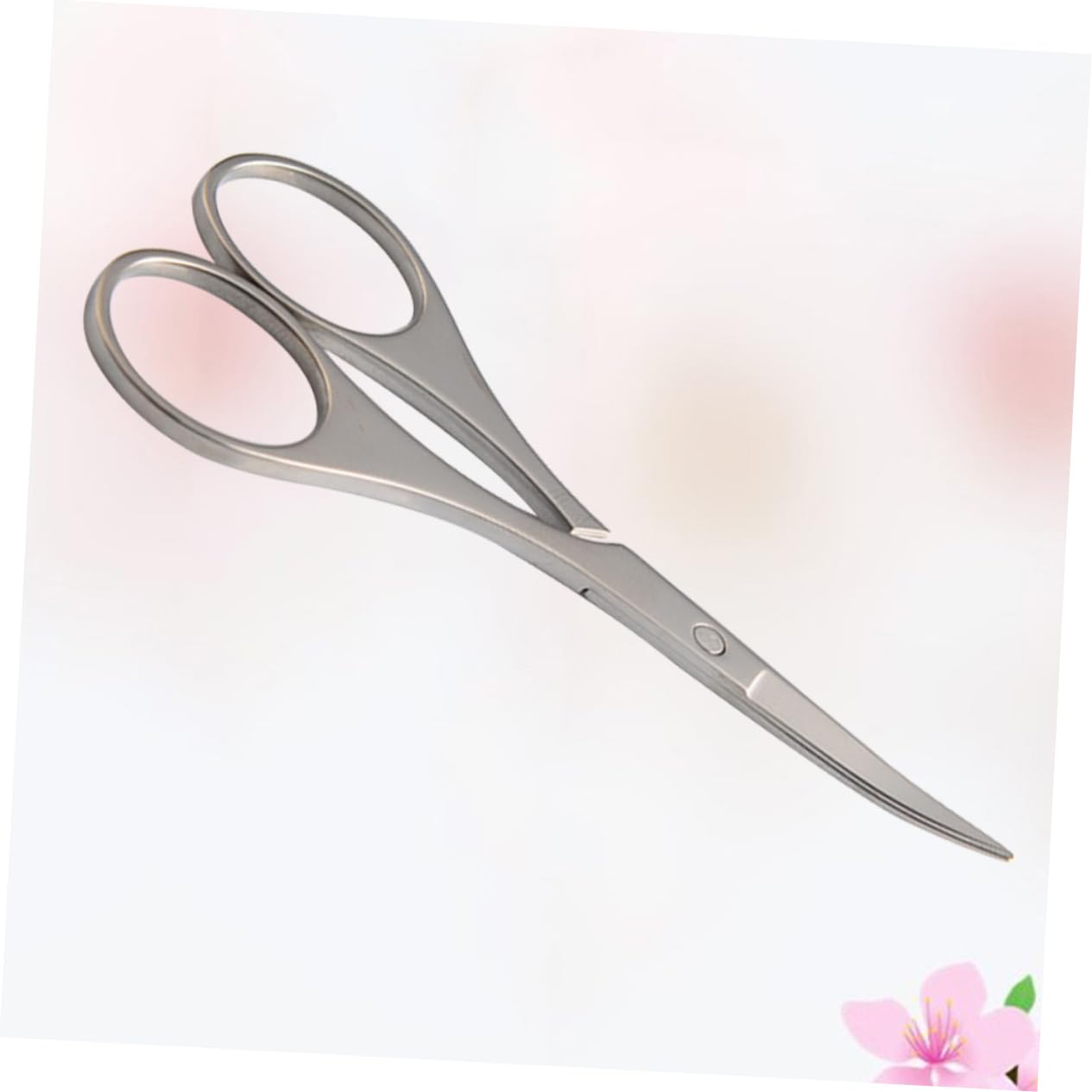 Didiseaon 1pezzi Forbicine Per Sopracciglia in Acciaio Inox Lame Precise Curvate Punte Arrotondate Per Sicurezza Peli Naso Orecchie Indolore Design Pratico Facile Impugnare