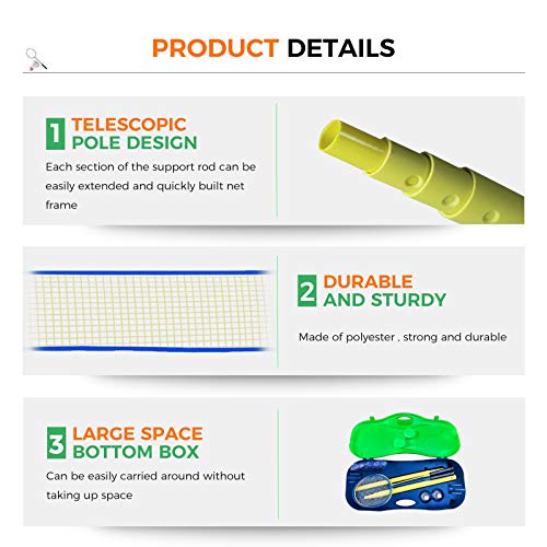 image for NP Badminton Net, MKTOK Badminton Set with Storage Base, Easy Setup Po