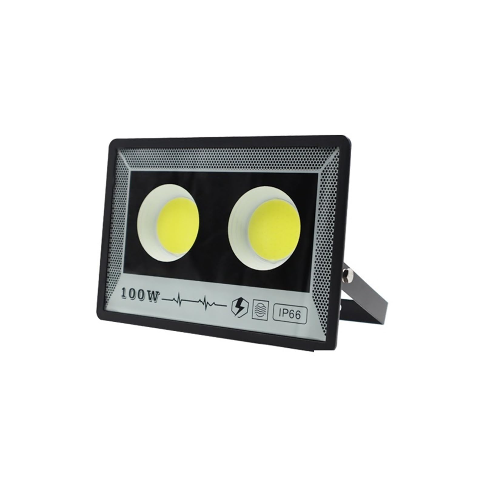 LLOOPK LED Flood Light, LED FloodLight 500W 400W 100W 50W High Bright IP66 Waterproof Outdoor Garden Projector Lighting Spotlight Wall Flood Lights(COB 100W)