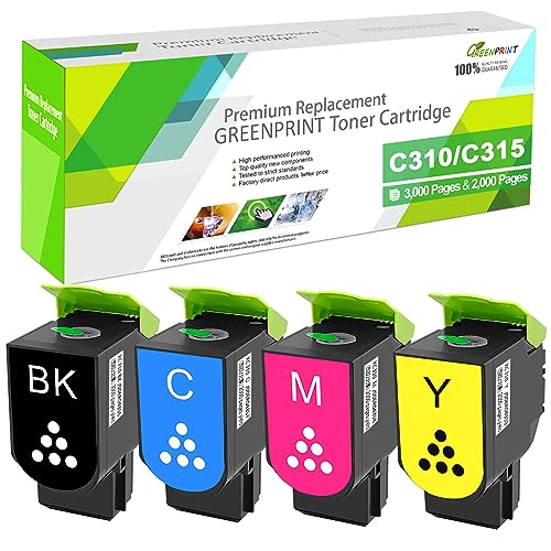 Cartuchos de tóner compatibles C310 C315 [ Negro 3000 Página, CMY 2000 Página ] 4 Colores for Xerox C315 C315dni C315dnim C310 C310dni C310dnim Impresoras 006R04356 006R04357 006R04358 006R04359