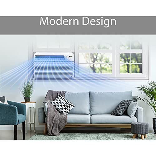 Lg 8,000 Btu Smart Window Air Conditioner, Cools Up To 350 Sq. Ft, Smartphone And Voice Control Works Thinq, Amazon Alexa And Hey Google, Energy Star, 3 Cool & Fan Speeds, 115V, White #TOP5