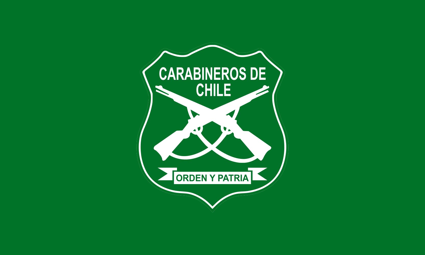 Drapeau Carabineros de Chile 1.35m² pour mât et décoration extérieure