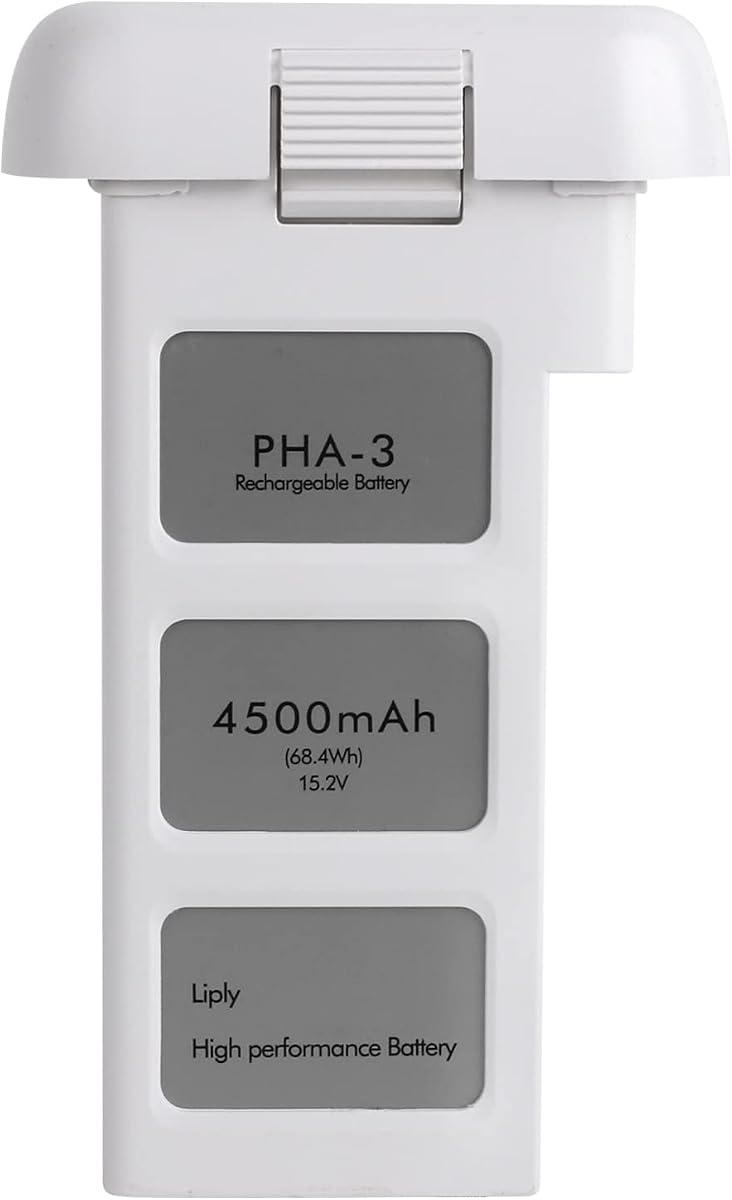 KUWATA Batería de Vuelo Inteligente para DJI Phantom 3 Standard, Phantom 3 Professional, Phantom 3 Advanced, Phantom 3 SE, Phantom 3 4K, 4500 mAh, batería extendida para dron con cámara
