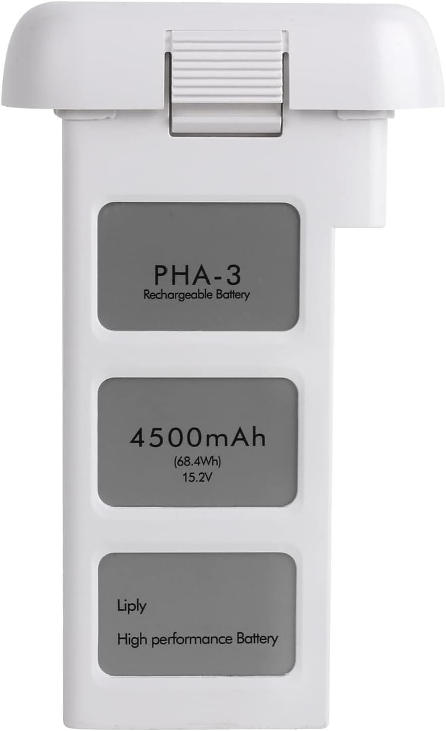 Intelligent Flight Battery for DJI Phantom 3 Standard, Phantom 3 Professional, Phantom 3 Advanced, Phantom 3 SE, Phantom 3 4K, 4500mAh, Camera Drone Extended Battery