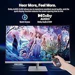 32 Inch 4K Smart Monitor, Google TV System UHD (3840x 2160) Smart TV with Speakers, Netflix Licensed, Type-C 65W PD, WirelessDisplay, HDR, Bluetooth, Hey Google Voice Remot, VESA Support, A32Q8 - Image 5