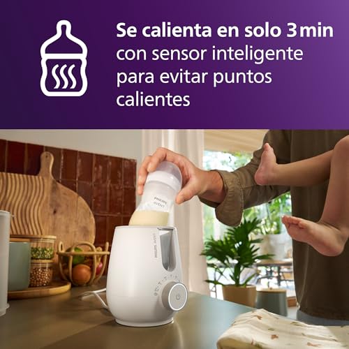 Miniatura 2 de Philips Avent Premium Calentador Y Esterilizador 2 En 1 Con Tecnología De Baño De Agua Estándar De Calidad Hospitalaria, Sensor De Temperatura Inteligente, Prevención De Zonas Calientes, Scf359 00