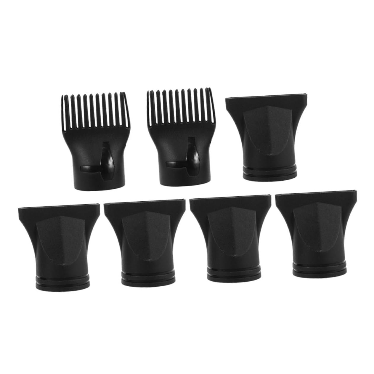 28 Pezzi Ugelli per Asciugacapelli in Plastica Becco Concentratore Stretto e Diffusore Piatto per Asciugatura Rapida Compatibili con Phon per e Domestico Accessori per Styling