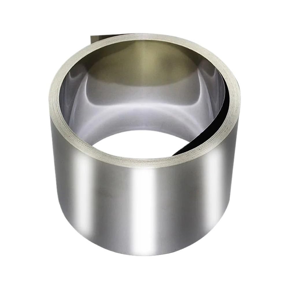 Striscia di alluminio liscia 1060 - lunghezza 1 m/2 m, spessore 0,1-0,5 mm, lamina d'argento resistente alle alte temperature, 1 pz.(0.2x20x1000mm)