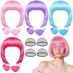 Light Blue + Light Purple + Hot Pink + Pink