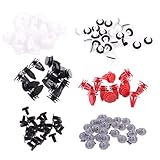 Diese Nietverschlüsse sind aus Nylonmaterial gefertigt, geeignet für den Autogebrauch.