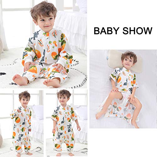 Happy Cherry Sacco Nanna con Piedini Estivo Cotone...