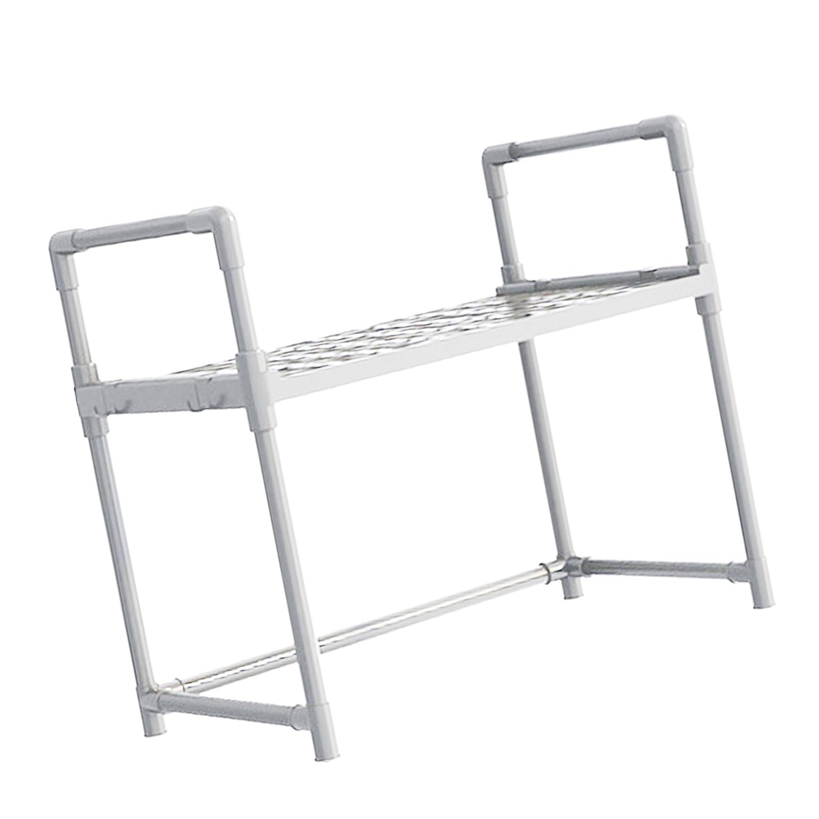 Jazuaiao Practical Kitchen Storage Rack Kitchen Countertop Organizers Multifunctional Shelves for Microwaves Storage Rack
