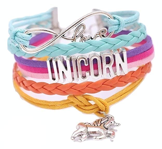 TERA 13 Tera13 Unicorn Charm Bracelet - Cute Jewelry Accessory for Girl- Rainbow Infinity Wristband Bracelet for Kids Stylish Bracelet Return Gifts (Unicorn Bracelet 1 Piece) (B09WMTJY4F) Amazon Price History, Amazon Price Tracker