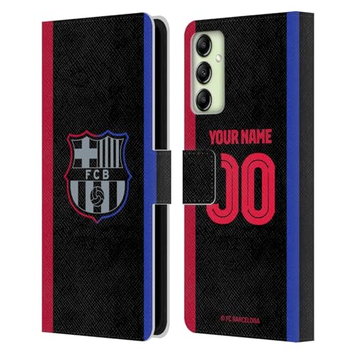 Housse cuir rabat FC Barcelona Samsung Galaxy A14 5G avec porte-cartes intégré