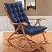 JDkilp Cojín De La Butaca，Cojín for Sillas De Balcón O Asiento Exterior con Respaldo Alto (Color : Blue, Size : A)