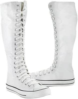 Amazon.com: Converse Chuck Taylor All Star XX Hi White Zipper Hombre 3