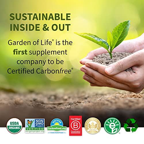 Garden Of Life Vitamin C - Vitamin Code Raw Vitamin C - 120 Vegan Capsules, 500Mg Whole Food Vitamin C With Bioflavonoids, Fruits & Veggies, Probiotics, Gluten Free Vitamin C Supplements For Adults #TOP5