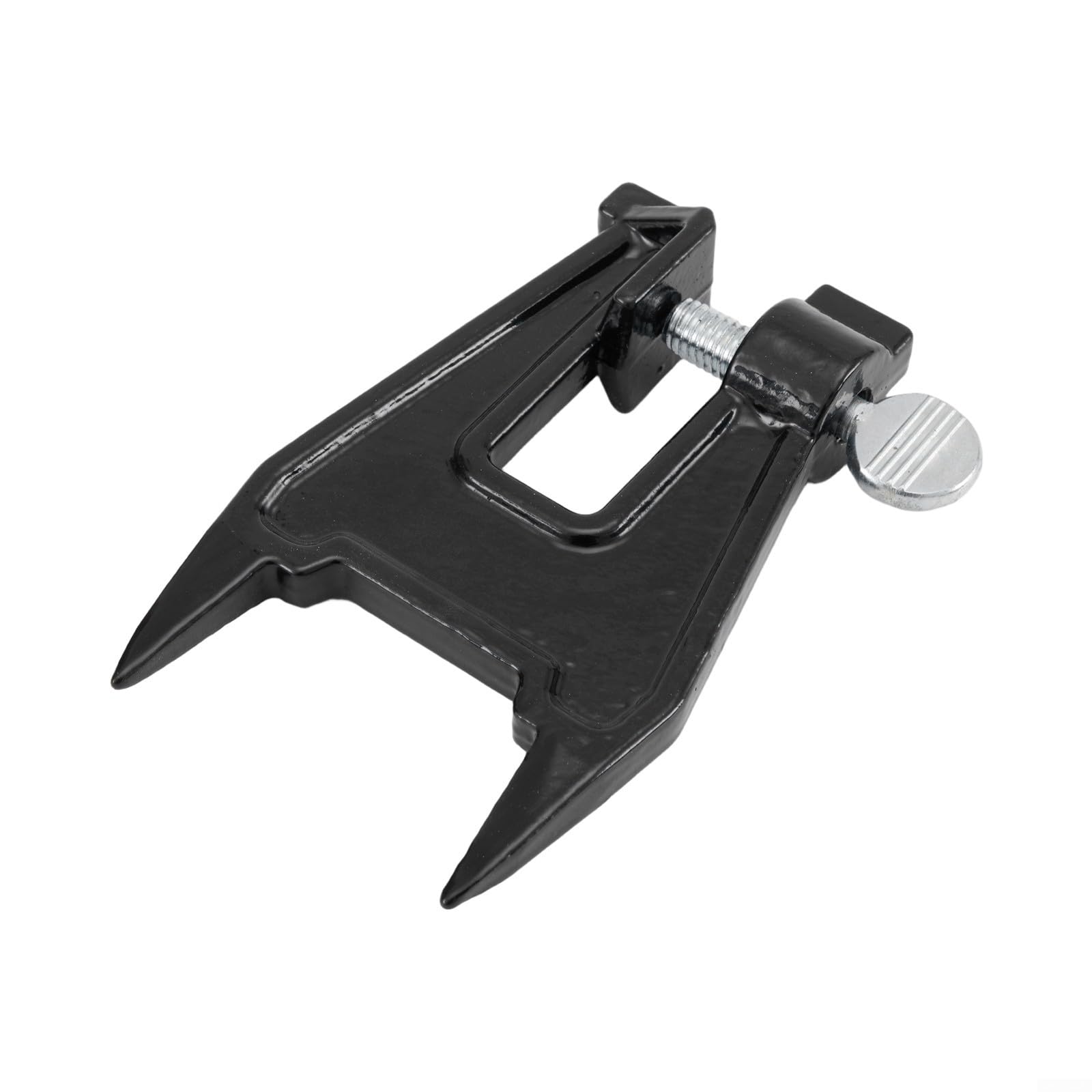 Chainsaw File Guide Block with Saw Chain Holder for Outdoor Garden Tool Maintenance, Manganese Steel Filing Jig(black)