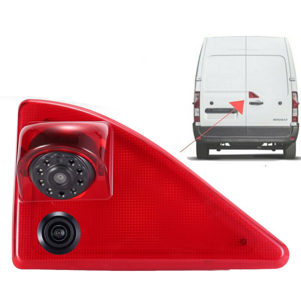 Caméra de recul double contre les angles morts sur Opel Movano et Master III
