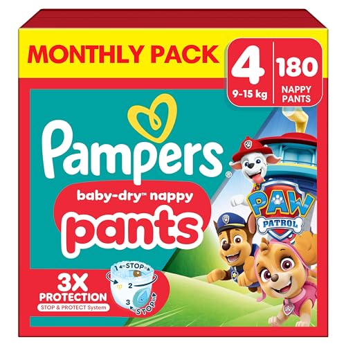Pampers Baby-Dry Characters Paw Patrol Nappy Pants S4